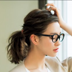 自分で出来る簡単こなれポニー ヘアレシピ 頭美人