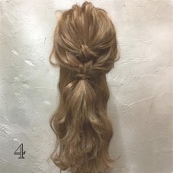 今すぐできる 簡単ハーフアップアレンジ かわいい きれい ロングヘア ヘアレシピ 頭美人