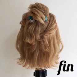 ハーフアップ ヘアレシピ 頭美人